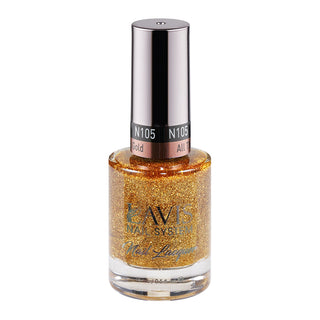 LAVIS 105 All That Is Gold - Nail Lacquer 0.5 oz by LAVIS NAILS sold by DTK Nail Supply