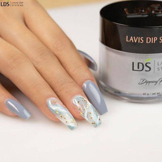 LDS D009 Smoke Blue - Dip Powder Color 1.5 oz
