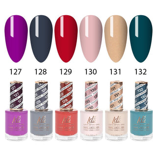 LDS Healthy Nail Lacquer  Set (6 colors) : 127 to 132
