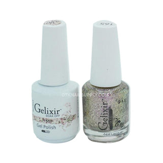 Gelixir Gel Nail Polish Duo - 165 Multi Glitter Colors by Gelixir sold by DTK Nail Supply