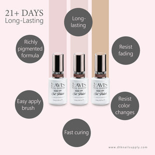 9 Lavis Holiday Gel Nail Polish Collection - THE IT NUDES - 007; 013; 017; 029; 044; 045; 070; 071; 077