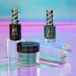 LDS 3 in 1 - 032 Forest-Ever Green - Dip (1.5oz), Gel & Lacquer Matching