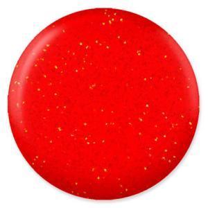 DND DC Gel Polish 224 - Glitter, Orange Colors - Scarlet