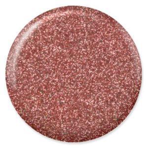 DND DC Gel Polish 247 - Glitter, Brown Colors - Copper