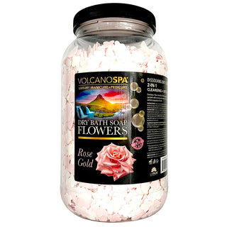 Lapalm Volcano Spa Dry Bath Soap Flowers 1G - Rose Gold