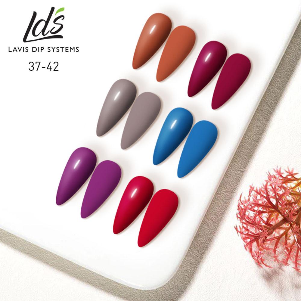 LDS Healthy Nail Lacquer  Set (6 colors): 037 to 042