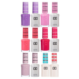 DND Gel Starter Kit: 492, 552, 556, 562, 598, BT 500-600 by DND - Daisy Nail Designs sold by DTK Nail Supply