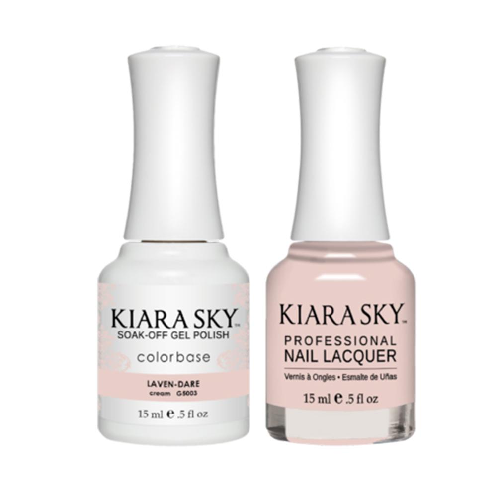 Kiara Sky 5003 LAVEN-DARE - Gel Polish & Lacquer Combo