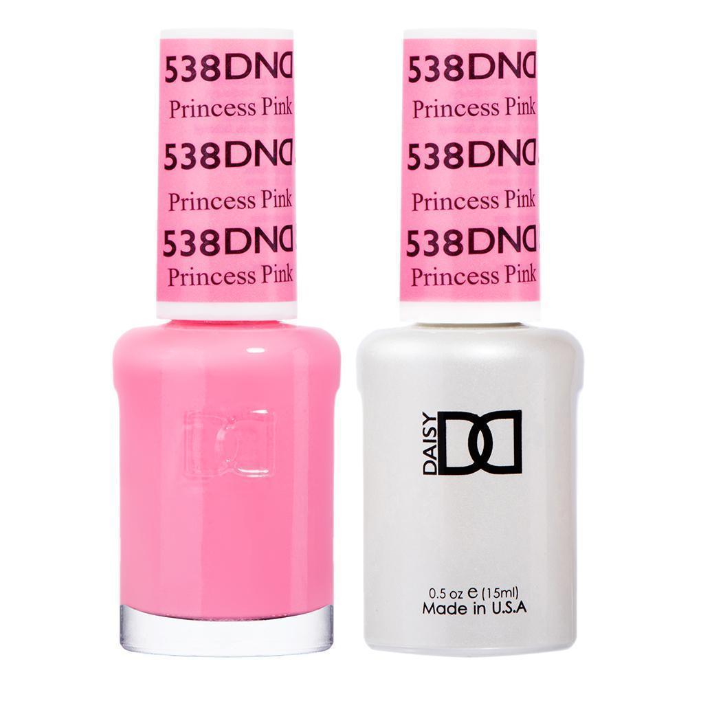 DND Gel Nail Polish Duo - 538 Coral Colors - Princess Pink