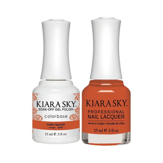 Kiara Sky 593 Fancynator - Gel Polish & Lacquer Combo
