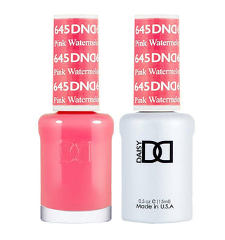 DND Gel Nail Polish Duo - 645 Pink Colors - Pink Watermelon