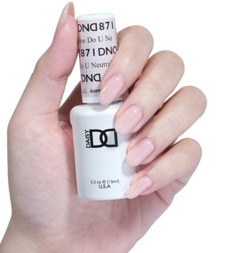 DND Gel Nail Polish Duo - 871 How Do U Neutral? - DND Sheer Collection