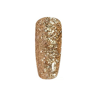 DND Gel Nail Polish Duo - 911 Golden Aura - DND Super Glitter Collection