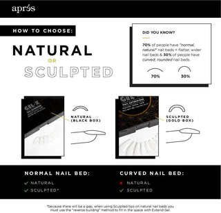 APRES - Gel-X™ Natural Coffin Medium Box of Tips by Apres sold by DTK Nail Supply