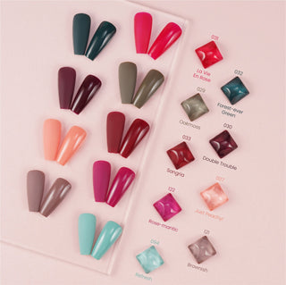 WINTER MOOD - LDS Holiday Healthy Nail Lacquer Collection: 007, 029, 030, 031, 032, 033, 094, 121, 122