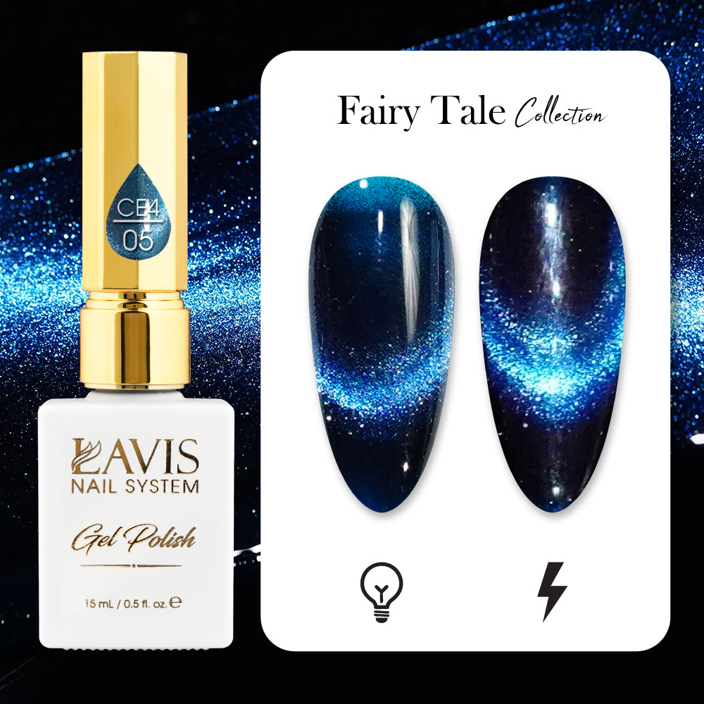 LAVIS Cat Eyes CE4 - 05 - Gel Polish 0.5 oz - Fairy Tale Collection