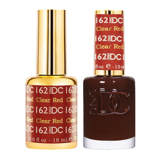 DND DC Gel Nail Polish Duo - 162 Clear Red