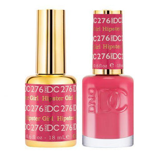 DND DC Gel Nail Polish Duo - 276 Pink Colors - Hipster Girl
