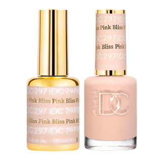 DND DC Gel Nail Polish Duo - 297 Nude Colors - Pink Bliss