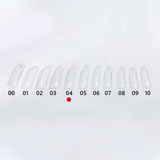 DND Clear Tip #4: 50pcs/bag