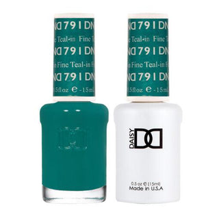 DND Gel Nail Polish Duo - 791 - Teal Colors