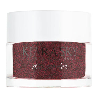 Kiara Sky Dipping Powder Nail - 552 Dream Illusion - Red Colors