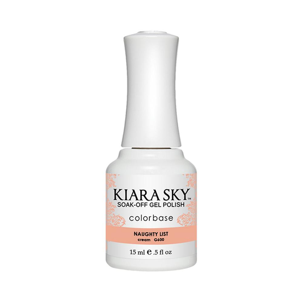 Kiara Sky Gel Polish 600 - Beige, Neutral Colors - Naughty List