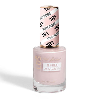 LDS 181 Pink Rose - LDS Healthy Nail Lacquer 0.5oz by LDS sold by DTK Nail Supply