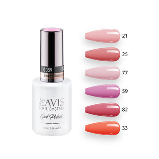 Lavis Healthy Gel Color Set G6 (6 colors) : 21, 25, 77, 59, 82, 33