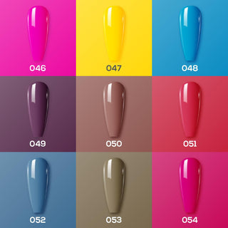 9 Lavis Holiday Gel Nail Polish Collection - PASSION IN PARIS - 046; 047; 048; 049; 050; 051; 052; 053; 054