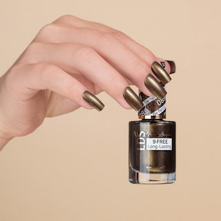LDS 089 Be Fierce - LDS Gel Polish & Matching Nail Lacquer Duo Set - 0.5oz