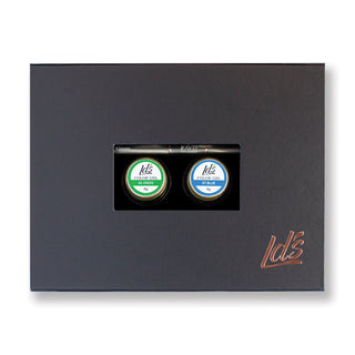 LDS Draw Painting Gel Nails Polish Nail Art Set: 01-12 + 1 LAVIS Double Head Liner Nail Art Brush