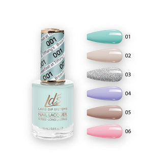 LDS Healthy Nail Lacquer  Set (6 colors) : 1 to 6