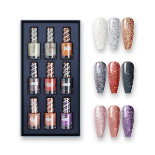 MASTER GLITTER - LDS Holiday Healthy Nail Lacquer Collection: 151, 152, 157, 159, 164, 176, 177, 178, 179