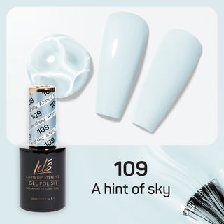 LDS 109 A Hint Of Sky - LDS Gel Polish 0.5oz