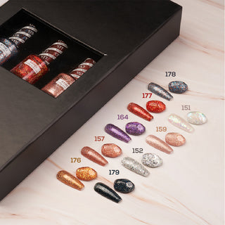 MASTER GLITTER - LDS Holiday Healthy Nail Lacquer Collection: 151; 152; 157; 159; 164; 176; 177; 178; 179
