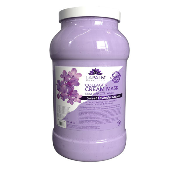 La Palm Collagen Cream Mask - Lavender Purple - 1 Gallon - Lavender Purple