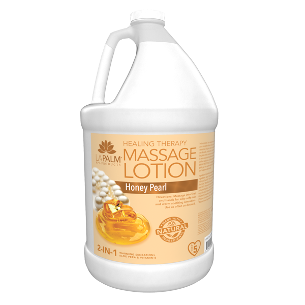 LAPALM Healing Therapy Massage Lotion - Honey Pearl - 1 Gallon