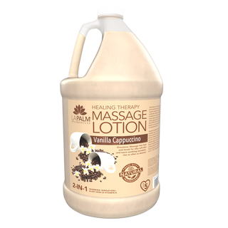 LAPALM Healing Therapy Massage Lotion - Vanilla Cappucchino - 1 Gallon