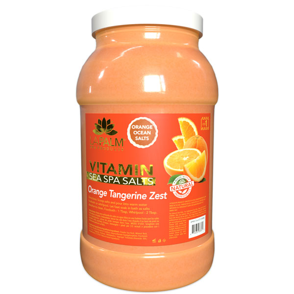 La Palm Sea Spa Salts - Orange Tangerine Zest - 1Gallon