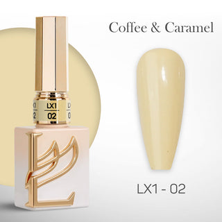 LAVIS LX1 - 02  - Gel Polish 0.5 oz - Coffee & Caramel Collection