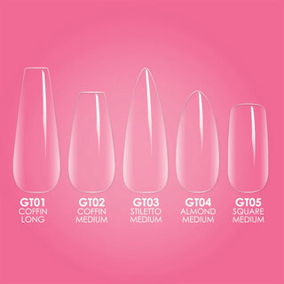 Kiara Sky Gelly Tip - Long Coffin by Kiara Sky sold by DTK Nail Supply