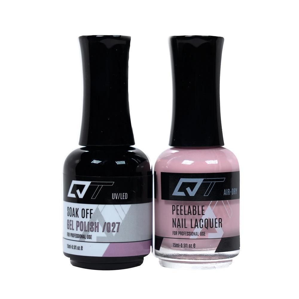  QT 027 - QT Gel Polish & Matching Nail Lacquer Duo Set - 0.5oz by Gelixir sold by DTK Nail Supply