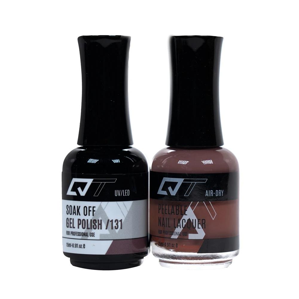  QT 131 - QT Gel Polish & Matching Nail Lacquer Duo Set - 0.5oz by Gelixir sold by DTK Nail Supply