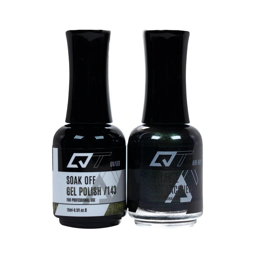  QT 143 - QT Gel Polish & Matching Nail Lacquer Duo Set - 0.5oz by Gelixir sold by DTK Nail Supply