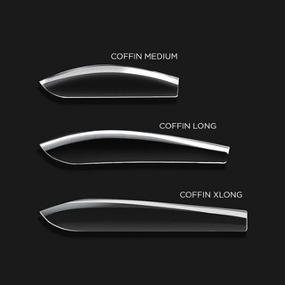 APRES - Gel-X™ Natural Coffin Medium Box of Tips by Apres sold by DTK Nail Supply