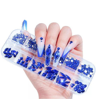 12 Grid Flat Diamonds - SP0476-11 by Rhinestones sold by DTK Nail Supply