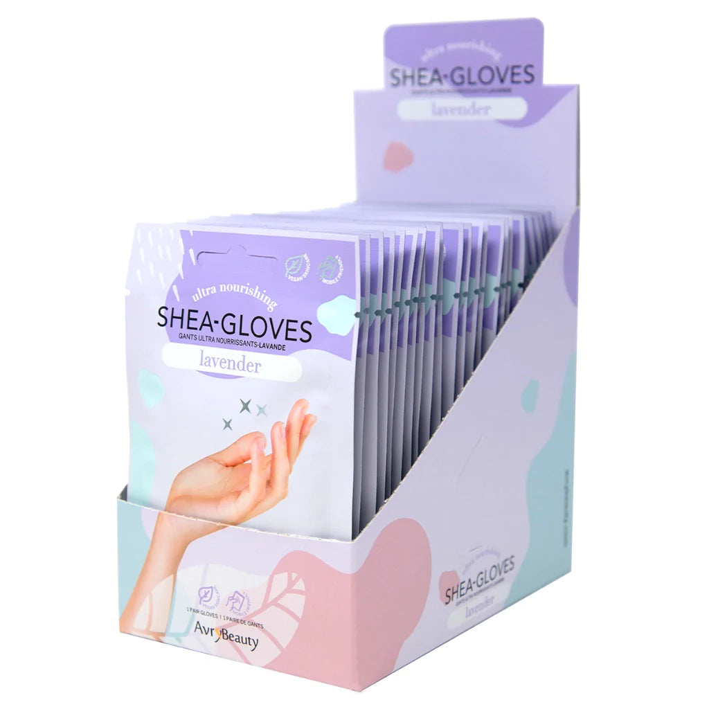 AVRY BEAUTY - Box of 25 Shea Glove - Lavender