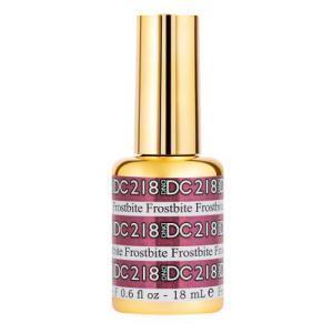 DND DC Gel Polish 218 - Glitter, Purple Colors - Frostbite