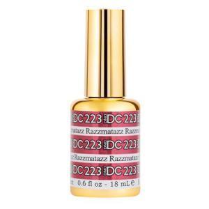 DND DC Gel Polish 223 - Glitter, Pink Colors - Razzmatazz